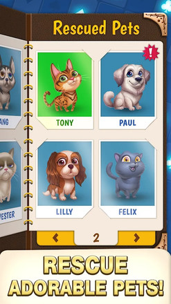 Solitaire Pets - Fun Card Game截图5