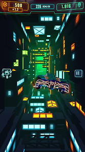 Neon Flytron: Cyberpunk Racer截图4