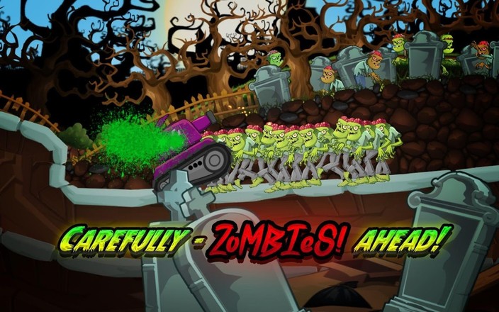 Zombie Survival Games: Pocket Tanks Battle截图2