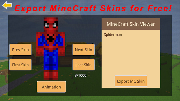 建造迷你世界：我的世界皮肤地图浏览器 MineCraft Skin Map Viewer截图1