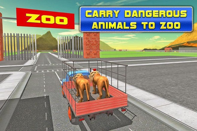 运输卡车：动物园里的动物截图2