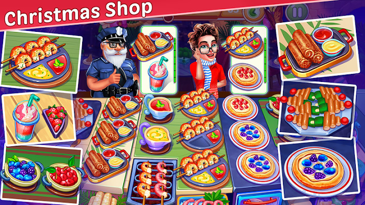 Christmas Cooking : Crazy Food Fever Cooking Games截图5