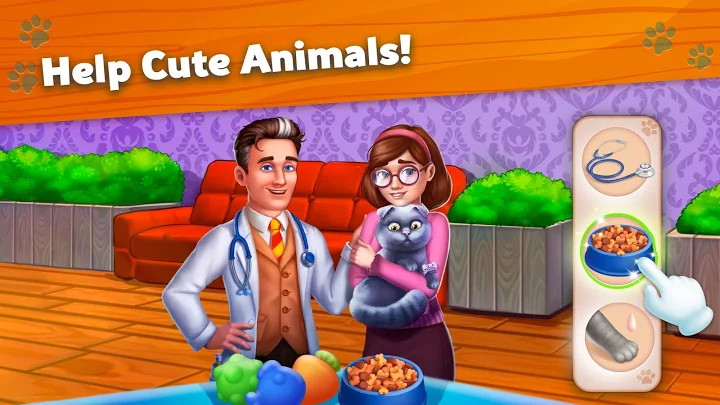 Pet Clinic - Free Puzzle Game With Cute Pets截图5