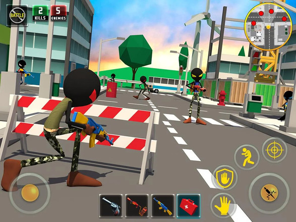 Stickman Battle Royale : Grand War截图10