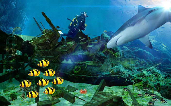 鲨鱼模拟器巨齿鲨截图1