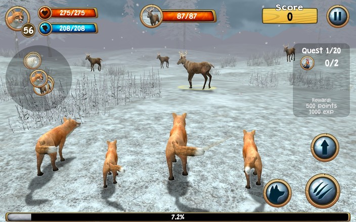 Wild Fox Sim 3D截图2