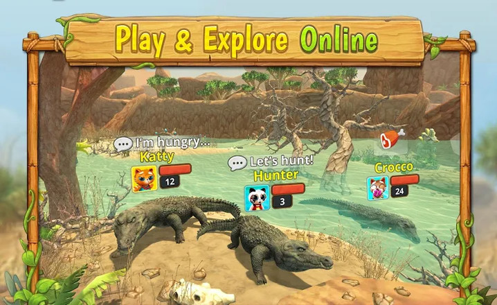 Crocodile Family Sim : Online截图5