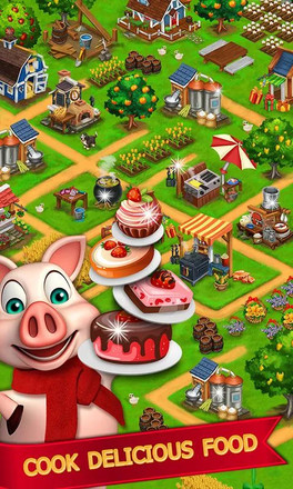 我的农场小镇村庄生活：离线的顶级农场游戏截图3