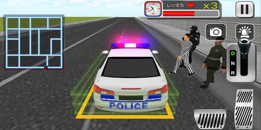 疯狂的警车司机3D截图8