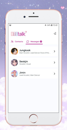 BTS Chat! Messenger (simulator)截图3