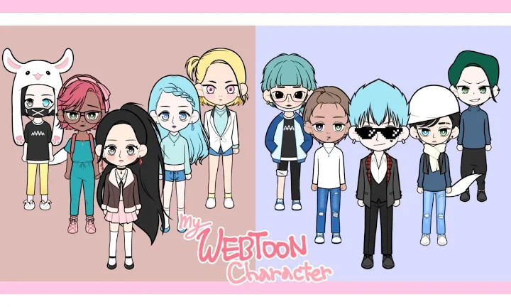 My Webtoon Character - K-pop IDOL avatar maker截图3