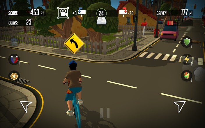 PaperBoy:Infinite bicycle ride截图5