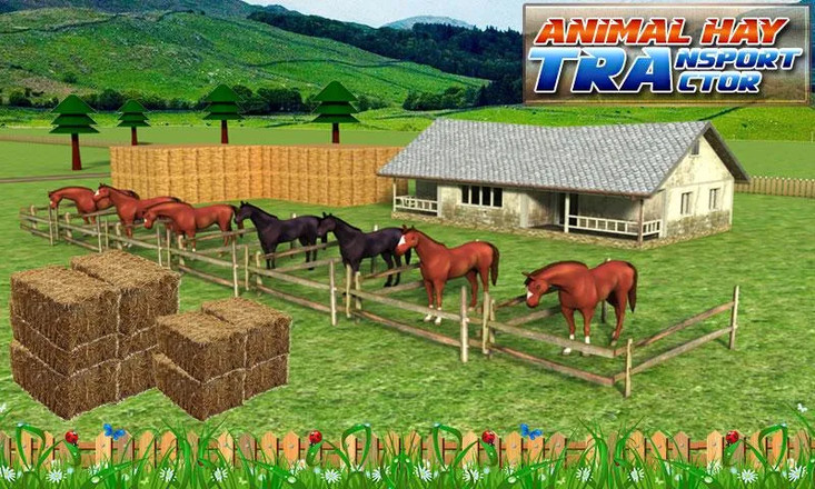 动物和干草运输拖拉机截图6