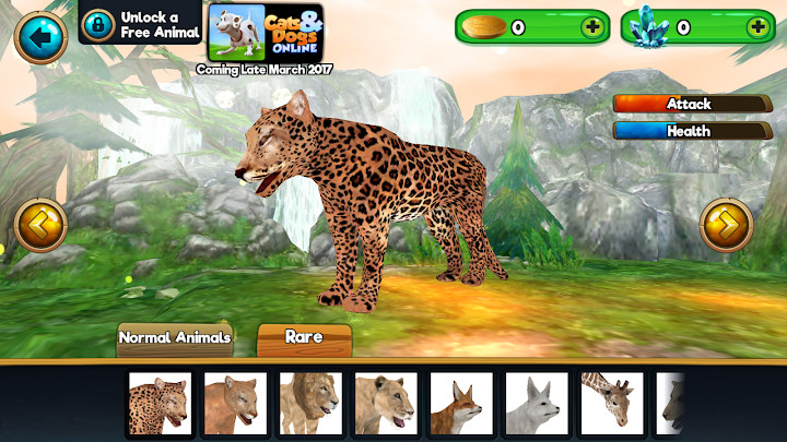 Animal Sim Online: Big Cats 3D截图2
