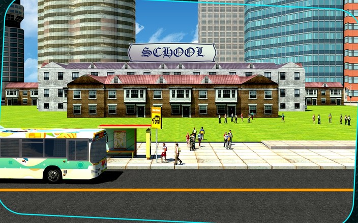 School Bus Driving 3D截图6