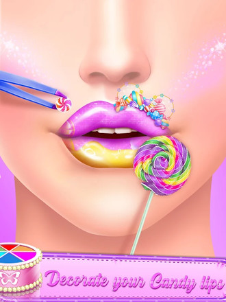 嘴唇艺术-完美口红化妆游戏截图1