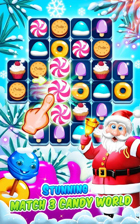 Christmas Candy World - Santa's Match 3 Game截图5