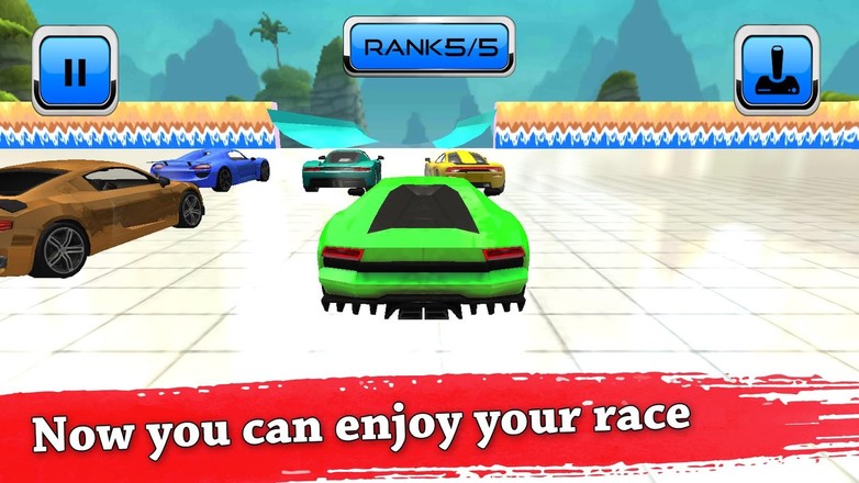 Water Slide Car Race and Stunts : Waterpark Race截图4