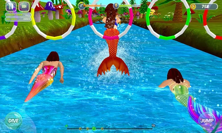 Fancy Mermaid Race Adventures截图6