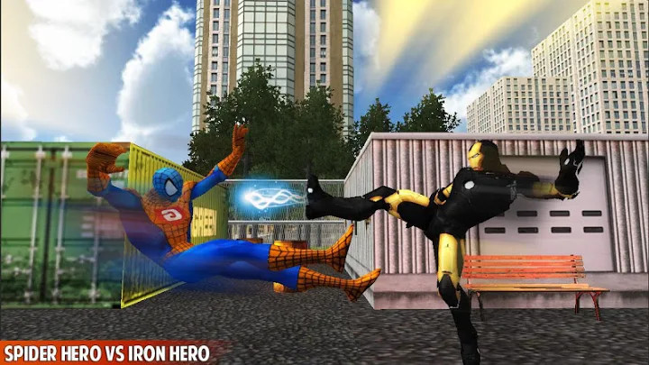 Ultimate KungFu Superhero Iron Fighting Free Game截图5