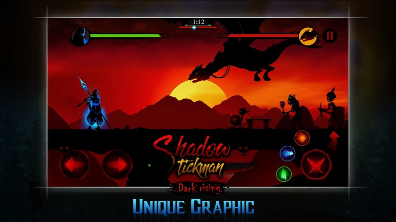 Shadow Stickman: Dark rising – Ninja warriors截图2