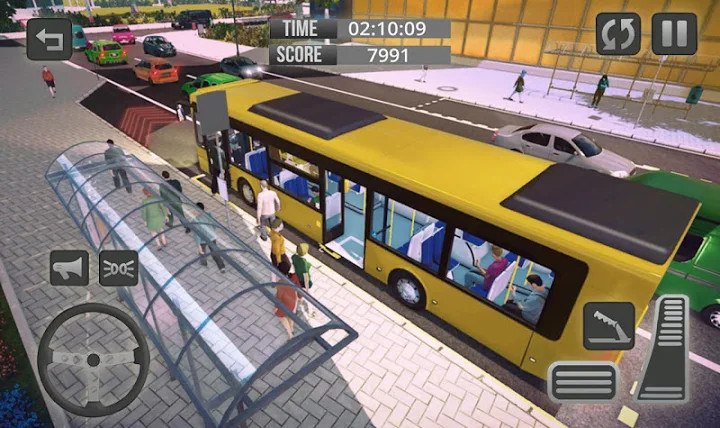 Modern Urban Bus Driver : 2020 offline Games截图3