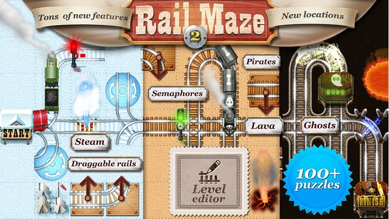 Rail Maze 2 : Train puzzler截图4