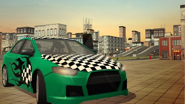 Free Flying Racing Car Driving截图2