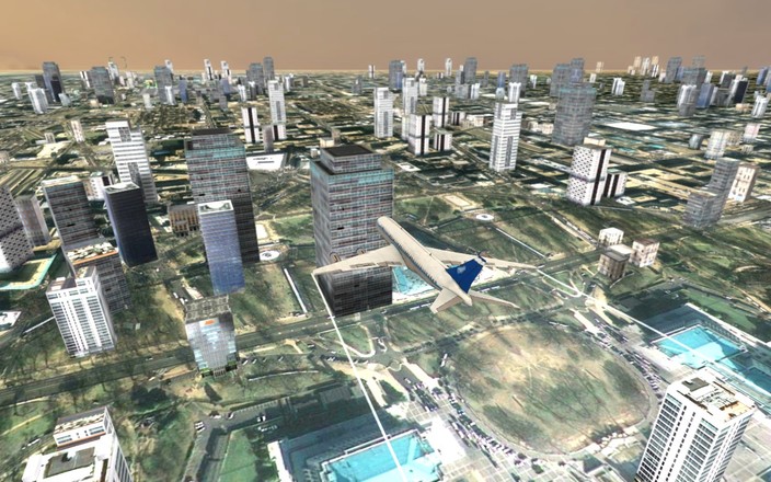 Flight Simulator: City Plane截图2