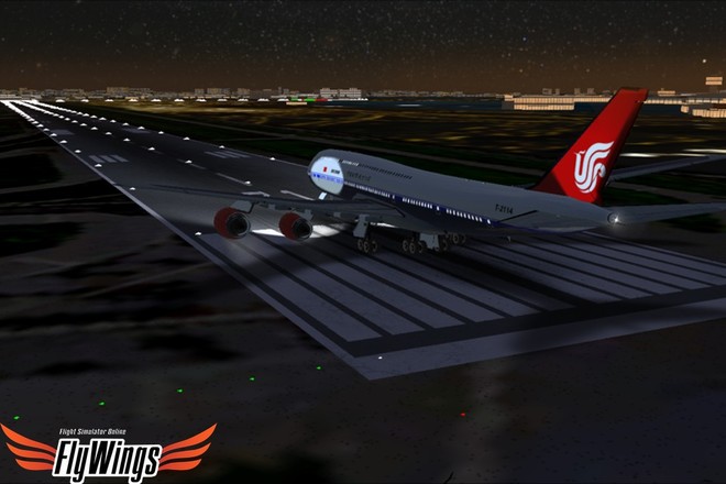 Flight Simulator Night NY Free截图3