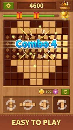 Woody Block Endless PuzzleGame截图1