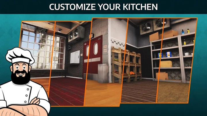 烹饪模拟器移动版：厨房和烹饪游戏修改版截图3