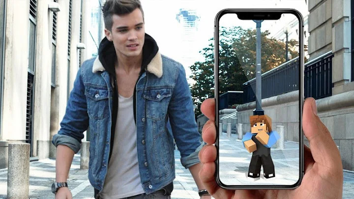 AR Minecraft skins Visualiser in Augmented Reality截图5
