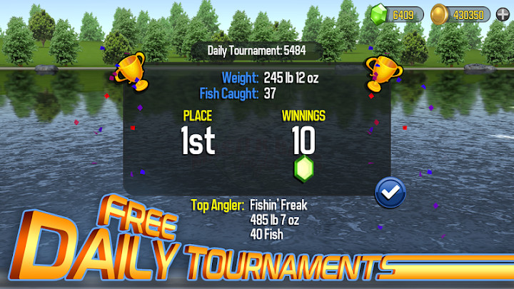 Master Bass Angler: Free Fishing Game截图4