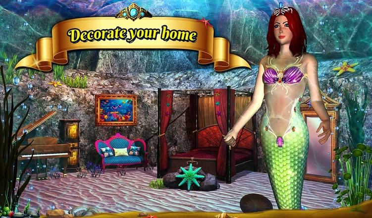 Cute Mermaid Simulator 3D截图9