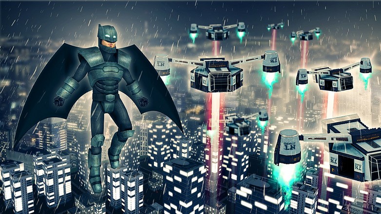 Bat Superhero Battle Simulator截图5