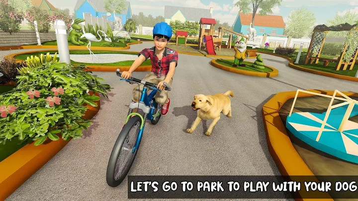 Family Pet Dog Home Adventure Game截图3