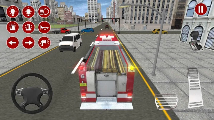 Real Fire Truck Driving Simulator: Fire Fighting截图2