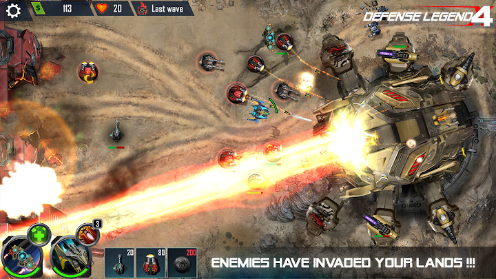 Defense Legend 4: Sci-Fi Tower defense截图5