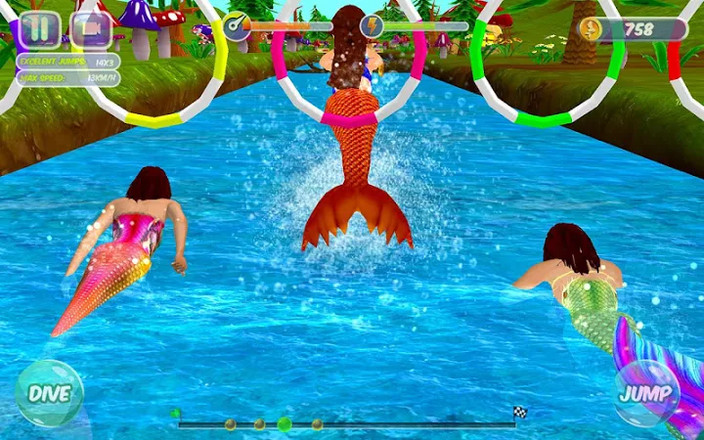 Fancy Mermaid Race Adventures截图3