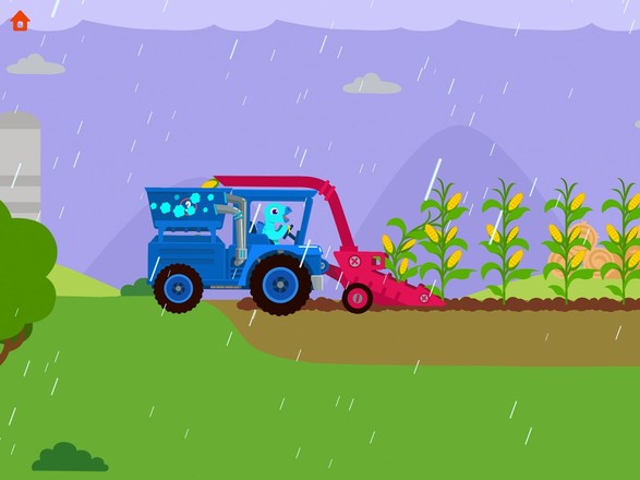 恐龙农场 - 儿童拖拉机模拟游戏截图2