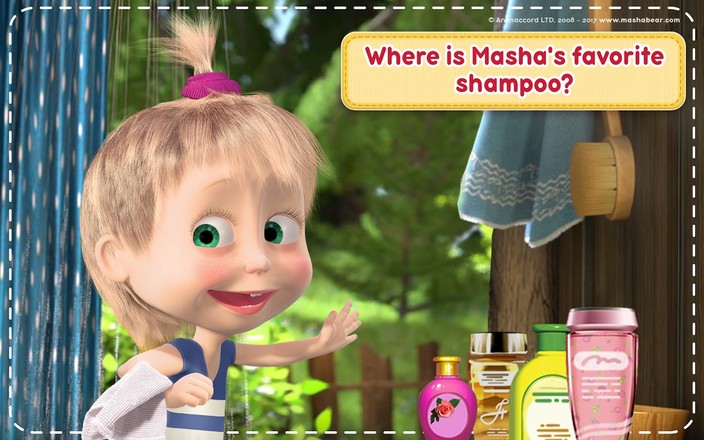 Masha and the Bear: House Cleaning Games for Girls截图1