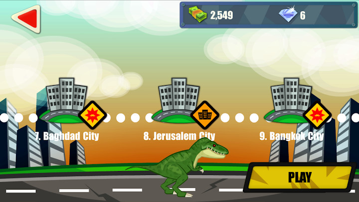 Jurassic Dinosaur: City rampage截图2