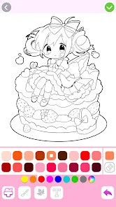 Cute Drawing : Anime Color Fan截图6