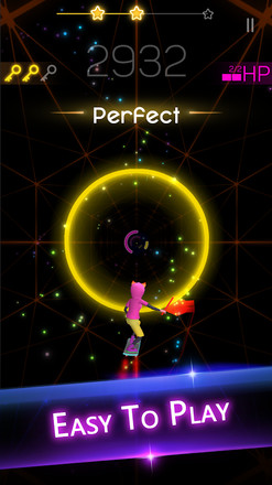 Music Game: Neon Cyber Surfer Free Music Game截图5