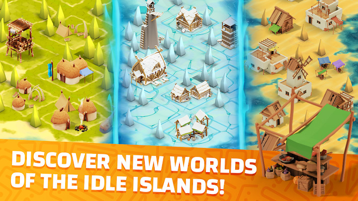 Idle Islands Empire: Building Tycoon Gold Clicker截图2