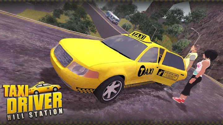 3D Taxi Driver - Hill Station截图4