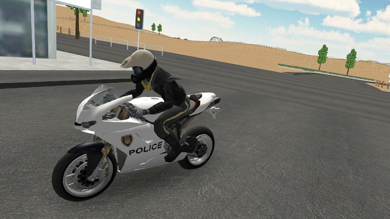 Police Motorbike Road Rider截图5