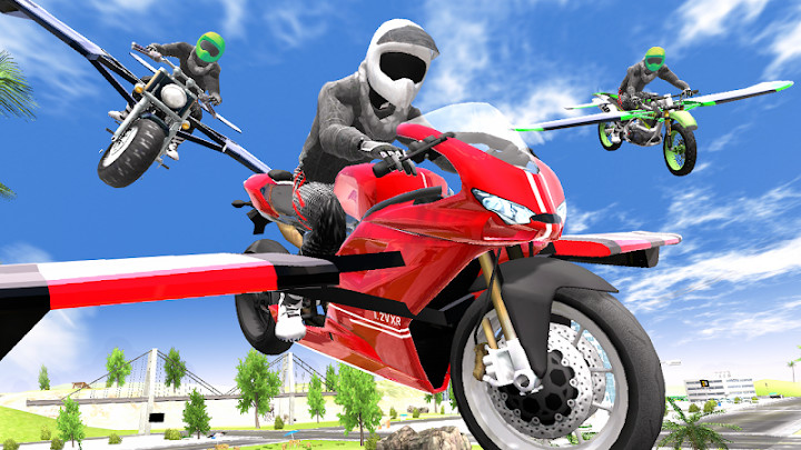 Flying Motorbike Simulator截图1