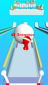 Snow Race 3D: Fun Racing截图2